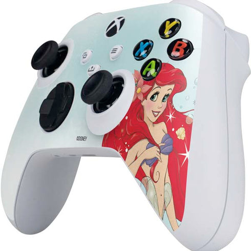 Disney The Little Mermaid Ariel Sparkles Art Xbox Series S Controller Skin