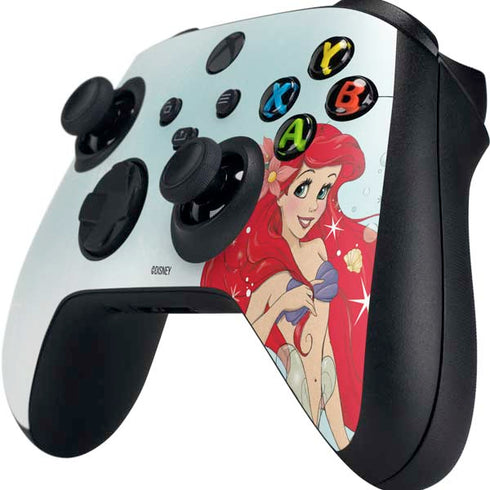 Disney The Little Mermaid Ariel Sparkles Art Xbox Series X Controller Skin
