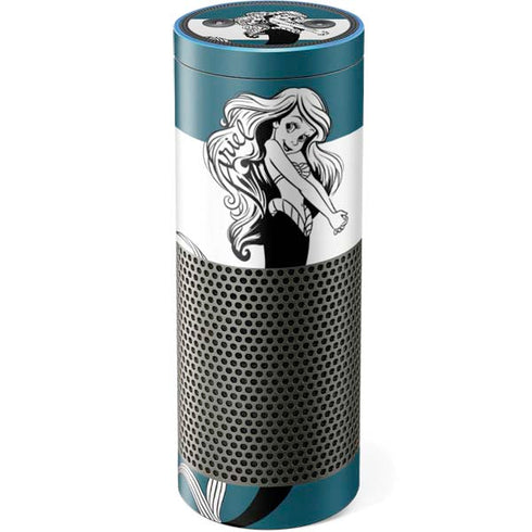 Disney The Little Mermaid Ariel Stripes Amazon Echo Skin