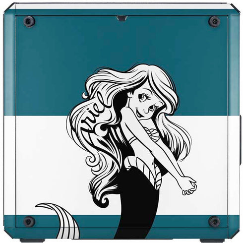 Disney The Little Mermaid Ariel Stripes Cooler Master MasterBox Q300L Mini Tower Skin