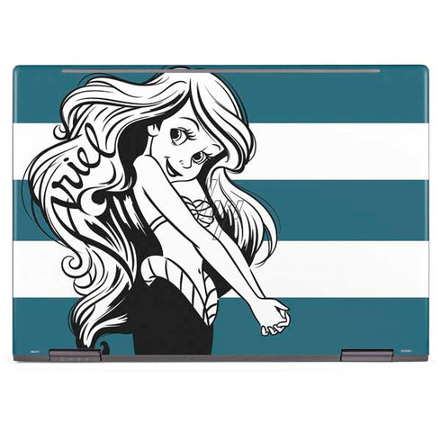 Disney The Little Mermaid Ariel Stripes HP Envy Skin