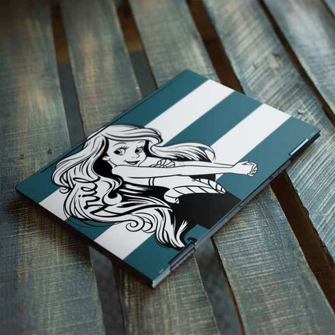 Disney The Little Mermaid Ariel Stripes HP Envy Skin