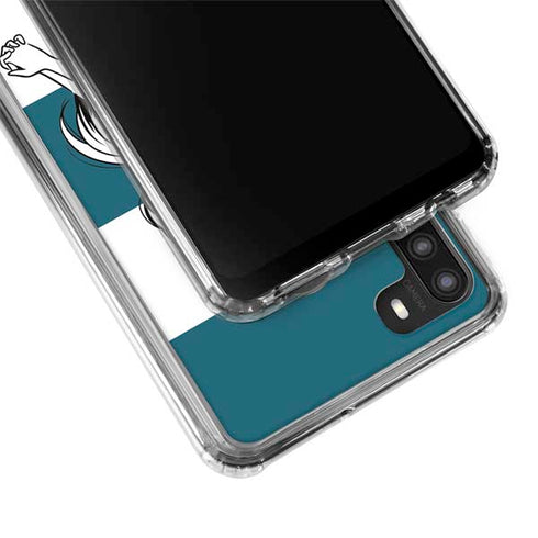 Disney The Little Mermaid Ariel Stripes Galaxy A21 Clear Case
