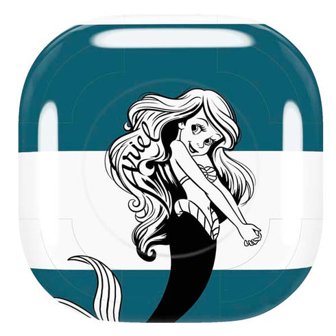 Disney The Little Mermaid Ariel Stripes Galaxy Buds Pro Skin
