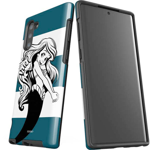 Disney The Little Mermaid Ariel Stripes Galaxy Note 10 Pro Case