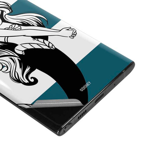 Disney The Little Mermaid Ariel Stripes Galaxy Note 10 Skin