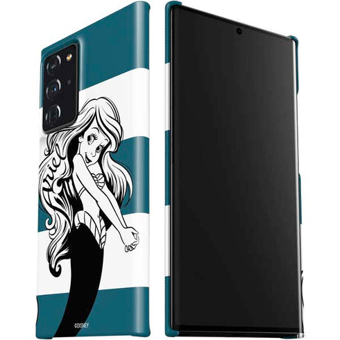 Disney The Little Mermaid Ariel Stripes Galaxy Note20 Ultra 5G Lite Case