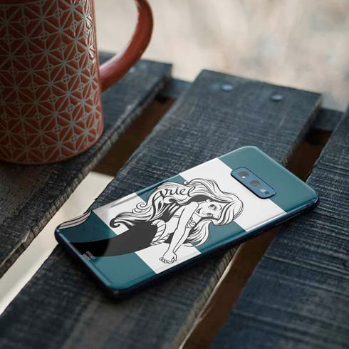Disney The Little Mermaid Ariel Stripes Galaxy S10e Skin