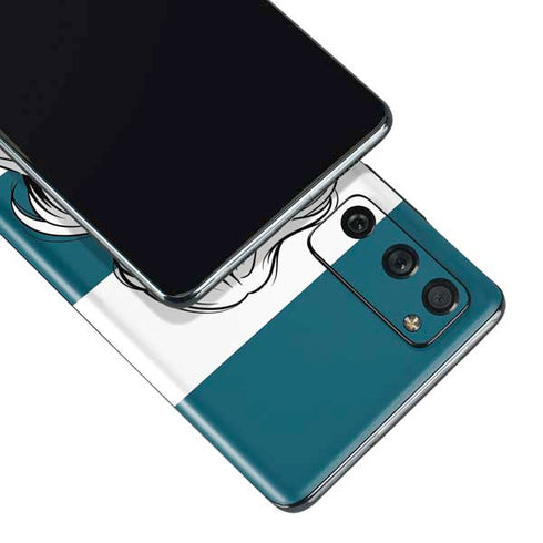 Disney The Little Mermaid Ariel Stripes Galaxy S20 Fan Edition Skin