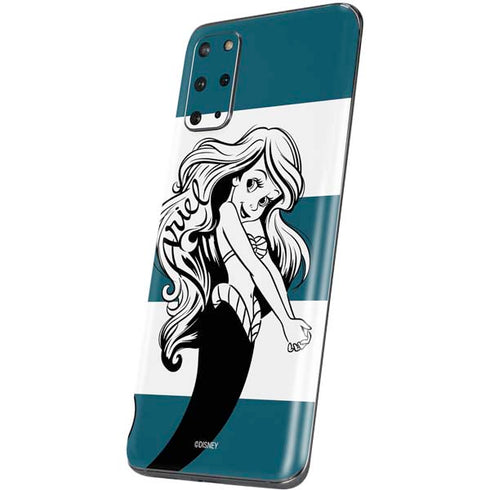 Disney The Little Mermaid Ariel Stripes Galaxy S20 Plus Skin