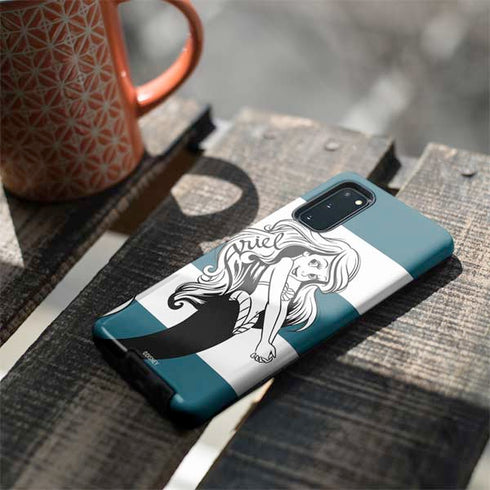 Disney The Little Mermaid Ariel Stripes Galaxy S20 Pro Case