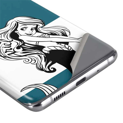 Disney The Little Mermaid Ariel Stripes Galaxy S20 Ultra 5G Skin