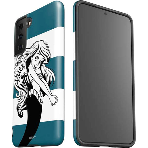 Disney The Little Mermaid Ariel Stripes Galaxy S21 FE Pro Case