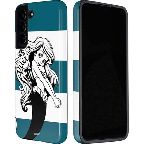 Disney The Little Mermaid Ariel Stripes Galaxy S22 Plus Pro Case