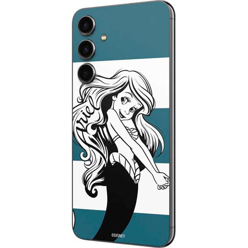 Disney The Little Mermaid Ariel Stripes Galaxy S23 FE Skin