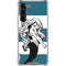 Disney The Little Mermaid Ariel Stripes Galaxy S23 Plus Clear Case