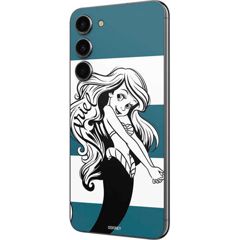Disney The Little Mermaid Ariel Stripes Galaxy S23 Plus Skin