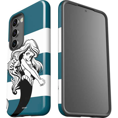 Disney The Little Mermaid Ariel Stripes Galaxy S23 Pro Case