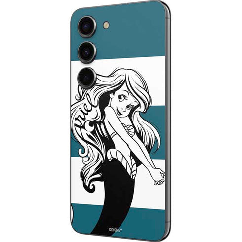 Disney The Little Mermaid Ariel Stripes Galaxy S23 Skin
