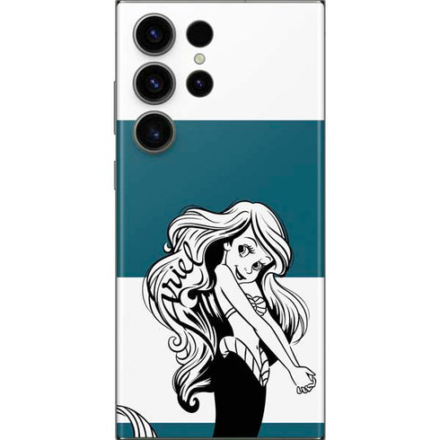 Disney The Little Mermaid Ariel Stripes Galaxy S23 Ultra Skin