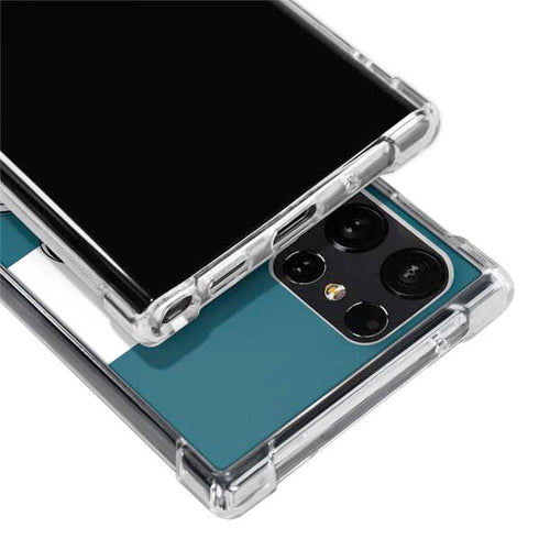 Disney The Little Mermaid Ariel Stripes Galaxy S24 Ultra Clear Case