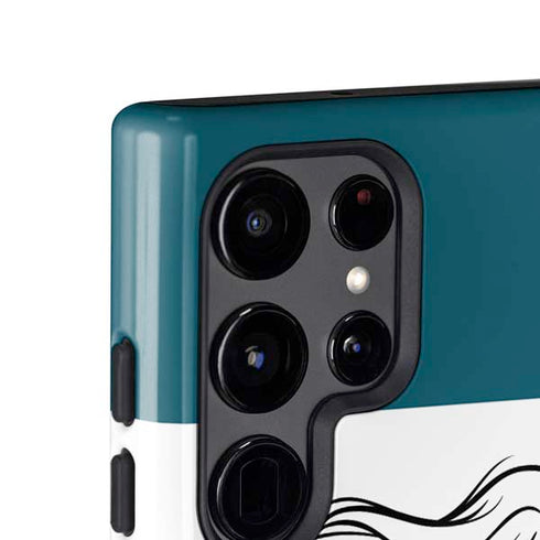 Disney The Little Mermaid Ariel Stripes Galaxy S24 Ultra Impact Case