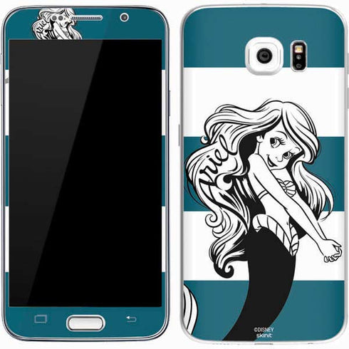 Disney The Little Mermaid Ariel Stripes Galaxy S7 Skin