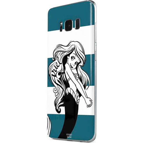 Disney The Little Mermaid Ariel Stripes Galaxy S8 Plus Skin