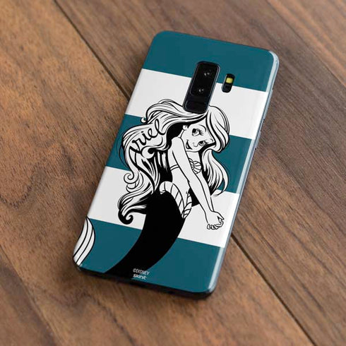 Disney The Little Mermaid Ariel Stripes Galaxy S9 Plus Skin