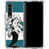 Disney The Little Mermaid Ariel Stripes Galaxy Z Fold4 5G Clear Case