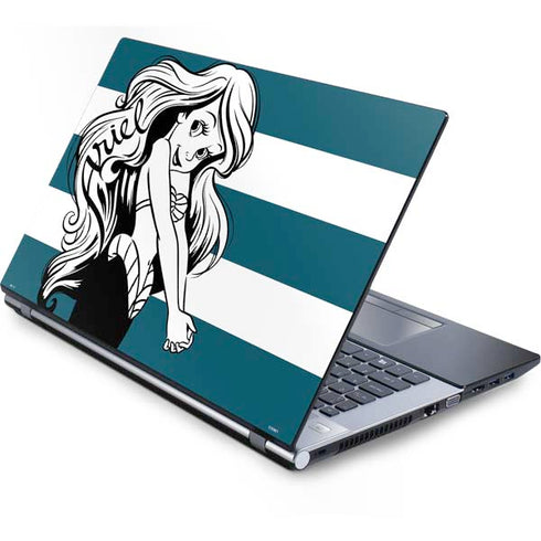 Disney The Little Mermaid Ariel Stripes Generic Laptop Skin