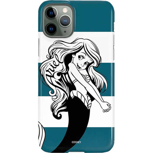 Disney The Little Mermaid Ariel Stripes iPhone 11 Pro Lite Case