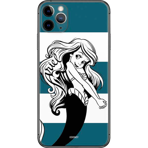 Disney The Little Mermaid Ariel Stripes iPhone 11 Pro Max Skin