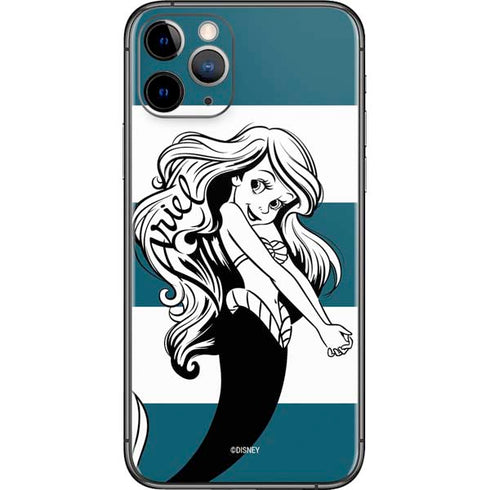 Disney The Little Mermaid Ariel Stripes iPhone 11 Pro Skin
