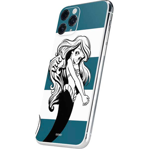 Disney The Little Mermaid Ariel Stripes iPhone 11 Pro Skin