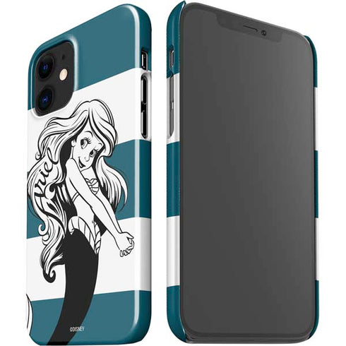 Disney The Little Mermaid Ariel Stripes iPhone 12 Mini Lite Case