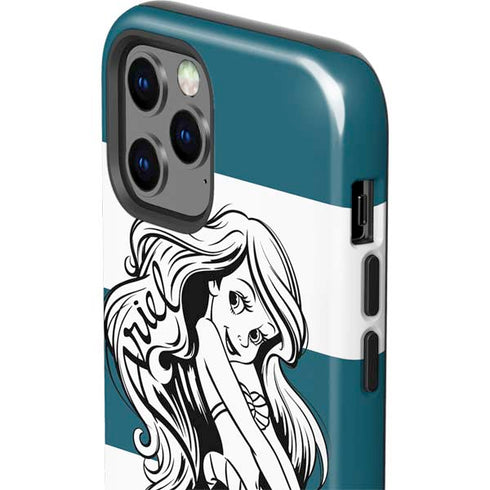Disney The Little Mermaid Ariel Stripes iPhone 12 Pro Impact Case