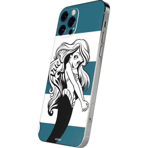 Disney The Little Mermaid Ariel Stripes iPhone 12 Pro Skin