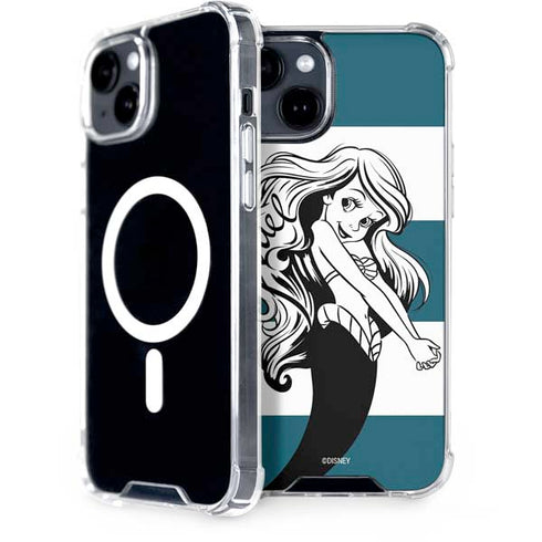 Disney The Little Mermaid Ariel Stripes iPhone 13 MagSafe Case