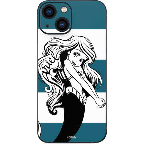 Disney The Little Mermaid Ariel Stripes iPhone 13 Mini Skin