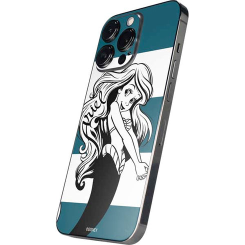Disney The Little Mermaid Ariel Stripes iPhone 14 Pro Max Skin