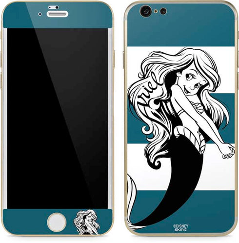 Disney The Little Mermaid Ariel Stripes iPhone 6/6s Skin