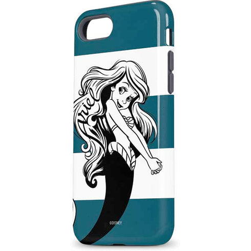 Disney The Little Mermaid Ariel Stripes iPhone 7 Pro Case