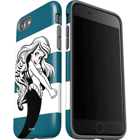 Disney The Little Mermaid Ariel Stripes iPhone SE (2nd & 3rd Gen) Pro Case