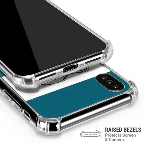 Disney The Little Mermaid Ariel Stripes iPhone XS Max Clear Case