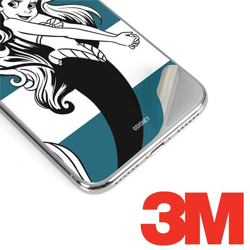 Disney The Little Mermaid Ariel Stripes iPhone XS Max Skin