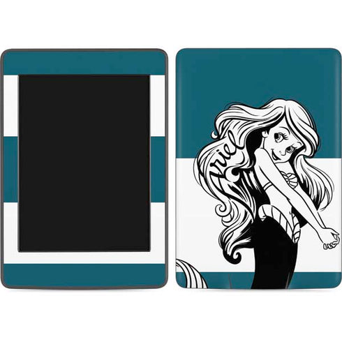 Disney The Little Mermaid Ariel Stripes Amazon Kindle Skin