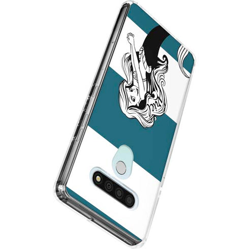 Disney The Little Mermaid Ariel Stripes LG Stylo 6 Clear Case