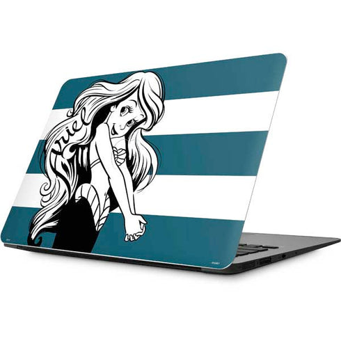 Disney The Little Mermaid Ariel Stripes Apple MacBook Skin