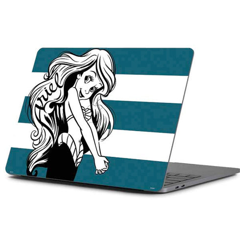 Disney The Little Mermaid Ariel Stripes Apple MacBook Pro 13-inch Skin